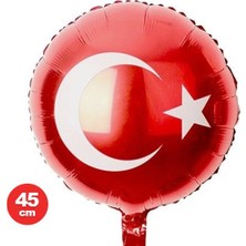 Parti Dükkanım Ay Yıldızlı Folyo Balon 45 cm