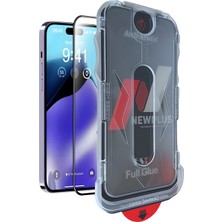 OSG iPhone 11-Xr Hayalet Ekran Koruyucu Uygulama Aparatlı Temperli Cam Kırılmaz Lüx Ekran Koruma