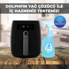 Dolphfin Airfryer Temizlik Seti Çok Amaçlı Yağ Sökücü Sihirli Kapsül ve Özel Fırçası ile