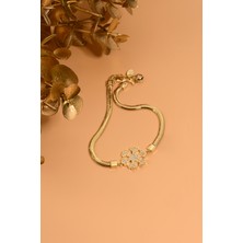 ÇGK KUYUMCULUK Kartanesi Balıksırtı Altın Bileklik CGKBLK0090