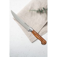 Minteks  26CM Ahşap Saplı Çelik Bilezikli Sebze Bıçağı B0241