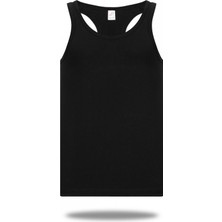 Fsm1453 Erkek Pamuklu Süprem Penye Slim Fit Arkası Çapraz Sporcu Likralı Atlet 6'lı - 1050