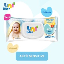 Uni Baby Aktif Sensitive Islak Mendil 12'li 1080 Yaprak