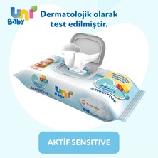 Uni Baby Aktif Sensitive Islak Mendil 12'li 1080 Yaprak