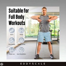 Eddyscale Pull-Up Bantları, Direnç Bantları, Jimnastik, Crossfit, Halter, Kas Tonlama, Esnetme, Pull-Up Destek Bantları (Yurt Dışından)