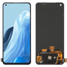 Sasa Oppo Reno 7 Uyumlu LCD Dokunmatik Ekran Çıtasız Siyah (5g)
