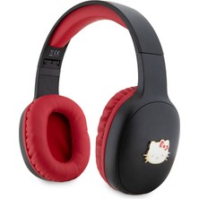 Hello Kitty Kulaküstü Bluetooth Kulaklık Hello Kitty Lisanslı Ayarlanabilir Metal Kitty Logolu Oval V5.3 Siyah