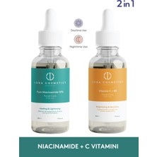 Ton Eşitleyici Serum Yardımcı Set - Niacinamide Serum ve Vitamin C+B3 Serum