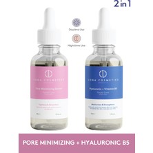 Cilt Dolgunlaştırmaya Yardımcı Set - Pore Minimizing Serum ve Hyaluronic+B5 Serum