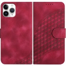 MY Boutique1 IPhone 11 Için Kılıf Pro Darbeye Deri Kılıf Geometrik Desen Manyetik (Yurt Dışından)