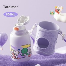 FastDeal Store Çocuk Termos Bardak 316 Paslanmaz Çelik Su Bardağı Anaokulu Karikatür Cep Bardak Seti Çocuk Tencere Saman Bardak (Yurt Dışından)