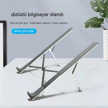 FastDeal Store Dizüstü Bilgisayar Standı Alüminyum Alaşımlı Katlanır Kaldırma Tablet Yükseklik Braketi Masaüstü Bilgisayar Soğutma Braketi (Yurt Dışından)