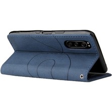 Bdt Shop Sony Xperia 5 Için Kılıf Kickstand Koruyucu Kart Yuvası Standı ile Pu Flip (Yurt Dışından)