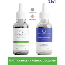 Cilt Bariyeri Onarmaya Yardımcı Set - Peptit Complex Serum ve Retinol+Collagen Booster Serum