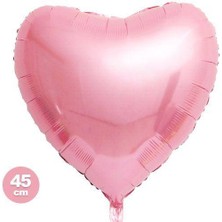 Parti Dükkanım Pembe Kalp Folyo Balon (45 Cm)