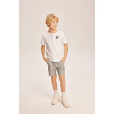 Luess Erkek Çocuk Düğme Detaylı Ikili Takım