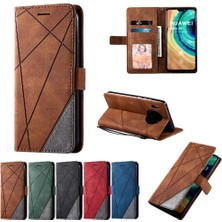 Bdt Shop Huawei Mate 30 Için Kılıf Cüzdan Flip Folio Darbeye Manyetik Pu Deri (Yurt Dışından)