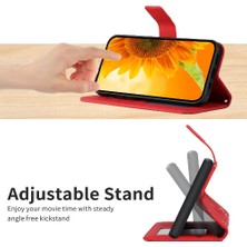 Bdt Shop Uzun Bir Kart Yuvası Standı ile Xiaomi 14 Deri Cüzdan Için Kılıf (Yurt Dışından)