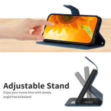 Bdt Shop Uzun Bir Kart Yuvası Standı ile Xiaomi 14 Deri Cüzdan Için Kılıf (Yurt Dışından)