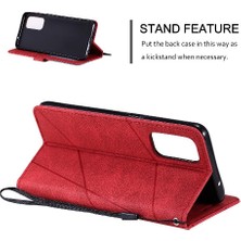 Bdt Shop Oppo Case 5 4g/5g Kart Tutucu Için Kickstand Manyetik Cüzdan Flip Pu (Yurt Dışından)