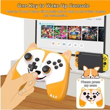 Vigortrading Kablosuz Sevimli Köpek Gamepad Joystick Konsolu Uzaktan Kumanda Pro Nintendo Anahtarı Windows Pc Için Uyandırma Oyun Kumandaları (Yurt Dışından)