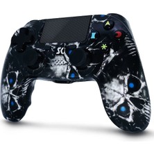 Vigortrading Glaxy-Kablosuz Oyun Denetleyicisi Ps4 Playstation 4 Için Kablosuz Çift Şok Oyun Joystick Altı Eksenli Jiroskop Hareket Algılama Gamepad (Yurt Dışından)