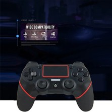Vigortrading Kablolu Siyah Mavi-Kablosuz Denetleyici Ps4 Playstation Ps 4 Play Station Pro Slim Pc Gamepad Bluetooth USB Uzaktan Kumanda Oyun Pedi Aksesuarları (Yurt Dışından)