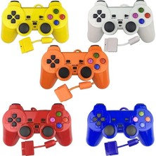 Vigortrading Ps2 Gamepad Için Ps2 Konsol Joystick'i Için Turuncu Kablolu Bt Denetleyici (Yurt Dışından)