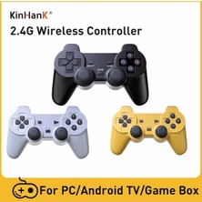 Vigortrading White-2.4g Kablosuz Gamepad Psp / Pc / Tv Kutusu / Android Telefon Oyun Denetleyicisi Joystick Süper Konsol x Pro Rk (Yurt Dışından)