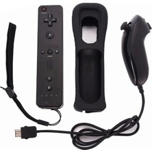 Vigortrading Beyaz-Kablosuz Gamepad Uzaktan Kumanda + Nunchuck 2 In 1 Nintendo Wii Denetleyici Joystick Silikon Kılıf (Yurt Dışından)