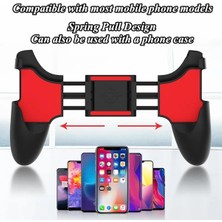 Vigortrading W1-S-01 Cep Telefonu Oyun Denetleyicisi Pubg Amaç Çekim Için Gamepad Joystick Iphone Uyumlu Xiaomi Shooter Oyun Kavrama Aux Düğme Kolu (Yurt Dışından)