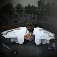 Vigortrading R11-KIRMIZI-CEP Telefonu Pubg Joystick Için Abs Alaşım Oyun Denetleyicisi Kolu Amaç Çekim L1R1 Iphone Uyumlu Android Oyun Tetikleyicileri Için Anahtar Düğmesi (Yurt Dışından)