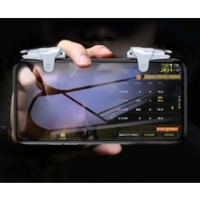 Vigortrading R11-KIRMIZI-CEP Telefonu Pubg Joystick Için Abs Alaşım Oyun Denetleyicisi Kolu Amaç Çekim L1R1 Iphone Uyumlu Android Oyun Tetikleyicileri Için Anahtar Düğmesi (Yurt Dışından)