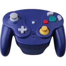 Vigortrading Silver-2.4ghz Oyun Denetleyicisi Kablosuz Oyun Pedi Joystick Gamecube Için Ngc Için Wii Şok Turbo Temizleme Fonksiyonu Değil Bluetooth (Yurt Dışından)