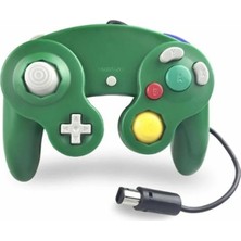 Vigortrading Yeşil-Klasik 1.5 M Kablolu Oyun Denetleyicisi Gamepad Titreşimli Joystick Uzaktan Ngc/wıı/ Ndc Gamecube Konsolları Oyun Denetleyici Pedi (Yurt Dışından)