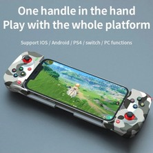 Vigortrading Beyaz Gerilebilir Gamepad Joystick Ergonomik Gamepad Denetleyicisi 400 Mah Pil Bluetooth Uyumlu 5.0 Ios Android Cep Telefonu Için (Yurt Dışından)
