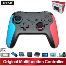 Vigortrading NS009NNS Nfc-Bt 2.4g Kablosuz Denetleyici Nintendo Anahtarı Pro Akıllı Telefon Pc Tv Kutusu Tablet Ps3 Tesla Gamepad Pc Joystick Denetleyici (Yurt Dışından)