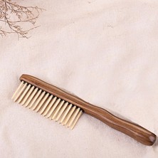 Vigortrading Doğal Sandal Ağacı Saç Tarak El Yapımı Ahşap Tarak Dolaşık Açıcı Geniş Diş Tarak Tasarımı (Yurt Dışından)
