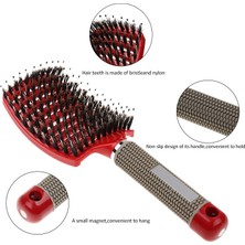 Vigortrading Saç Derisi Masaj Tarak Saç Fırçası Kıl Naylon Kadın Islak Kıvırcık Detangle Saç Fırçası Salon Kuaförlük Şekillendirici Araçları (Yurt Dışından)