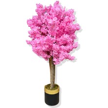 Cihan Çiçekçilik Yapay Ağaç Bahar Dalı 180 cm Gümüş Kemerli Saksı