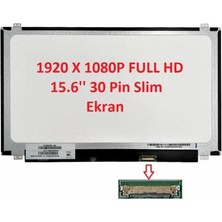 Ni-On Hp 250 G7 6MP68ES 6MP65ES uyumlu Notebook LCD Ekran (15.6''led Slim Dar Soket Fullhd Mat)