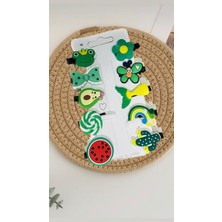 Uras Desing 10 Adet Takım Yeni Kızlar Sevimli Karikatür  Saç Klipleri ,saç Tokası