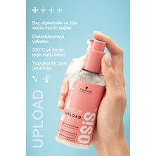 Schwarzkopf Osis Upload Hacim Kremi 200ML x 2 Adet | Elektriklenmeye & Isıya Karşı Korumalı Dipten Uca Hacim