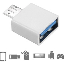 Layfhex Metal Kasa Micro USB To USB 3.1 Otg Data Çevirici Adaptör Hızlı Aktarım