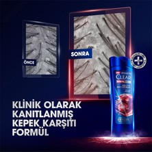 Clear Men Kepeğe Karşı Etkili Şampuan Hızlı Stil 2'si 1 Arada Kolay Şekil Alan Saçlar 350 ml x3