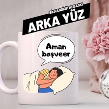 Bilhan Aman Boşver  &hallederiz  Tasarımlı Kupa