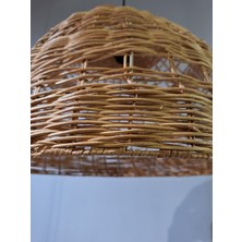 Hevsel Oymalı Rattan AVİZE-46X38CM