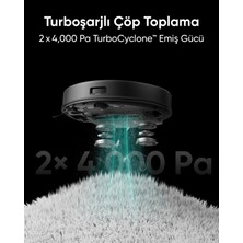 Anker Eufy Clean X8 Pro Akıllı Robot Süpürge - Çift Türbin 2x4000Pa Çekim Gücü - iPath Lazer Navigasyon - Pet Tüy Temizleme - Islak Kuru Robot Süpürge - 	‎T2266 (Anker Türkiye Garantili)