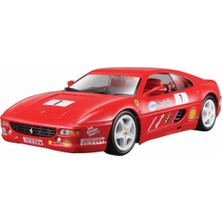 PopŞeker Hem Oyuncak Hem Koleksiyon: 1:24 Ferrari F355 Challenge Metal Araba