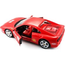 PopŞeker Hem Oyuncak Hem Koleksiyon: 1:24 Ferrari F355 Challenge Metal Araba